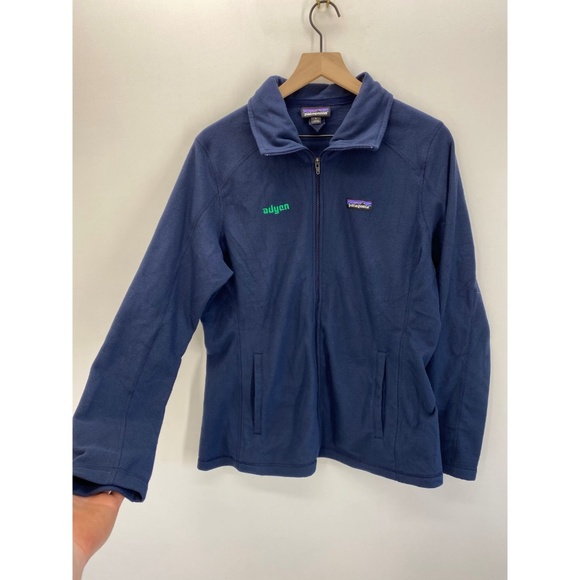 Patagonia Long Sleeve Solid 100% Polyester Sweater - Picture 2 of 8